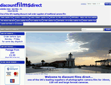 Tablet Screenshot of discountfilmsdirect.co.uk